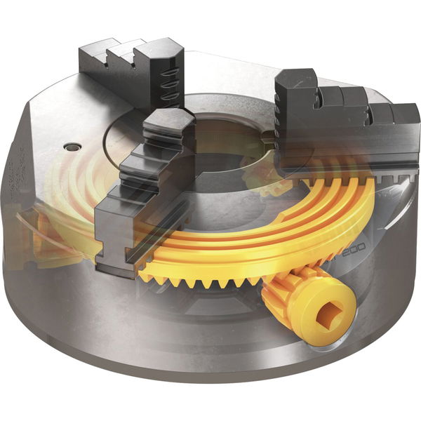 RÖHM 3-Backenfutter, DURO-M-200/3 KK5, ID 185505, Bohr- und Drehbacken