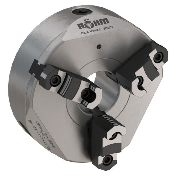 RÖHM 3-Backenfutter, DURO-M-200/3 KK6, Grund- und Aufsatzbacken
