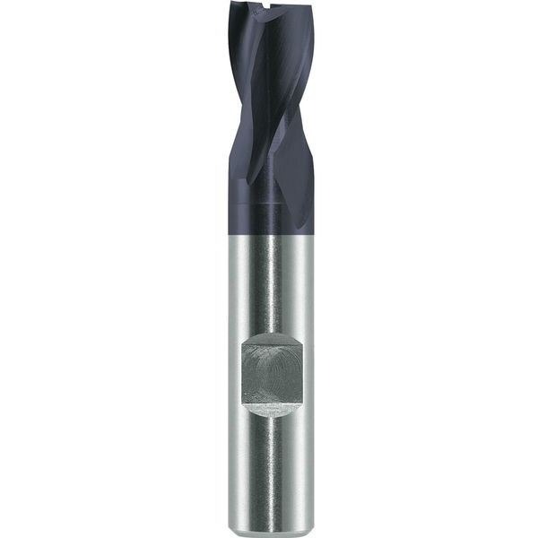 MAYKESTAG Langlochfräser HSS-ECo8 ALUNIT kurz, Zweischneider, zentrumschneidend, DIN 327 D