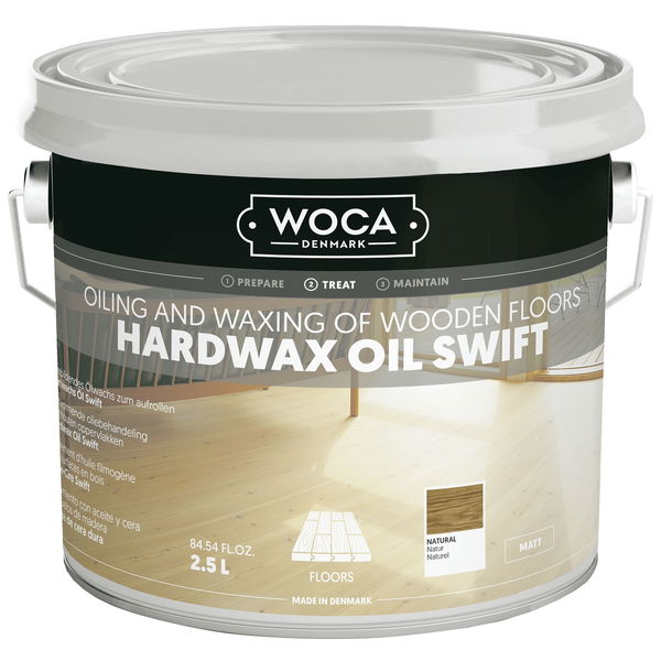 WOCA Hartwachs Swift, matt, natur 2,5 L