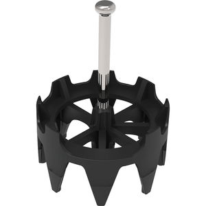 Schalungsanschlag mit Nagel ø48x30mm zum Fixieren der Schaltafel in der Wandsohle hochwertiges Schalungszubehör, Kunststoff – 100 Stück