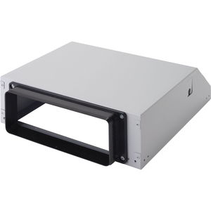 Produktbild für Falmec Umlenkstück Flachkanal für Deckenlüfter KACL.789 – Umlenkadapter 220x90mm, Außenmaß 98x291x291mm, Zubehör Dunstabzugshaube