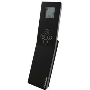 Produktbild für Falmec Fernbedienung Schwarz – Fernsteuerung mit Display für Dunstabzugshauben, inkl. magnetischer Wandhalterung, Folientasten, geeignet für verschiedene Falmec Modelle