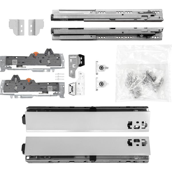 vasalat BLUM Tandembox Set Modell N KB bis 600mm – grau