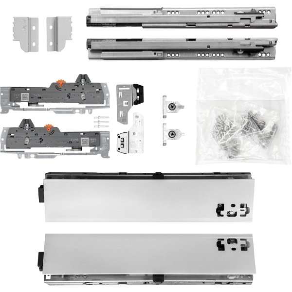 vasalat BLUM Tandembox Set Modell M KB bis 600mm – grau