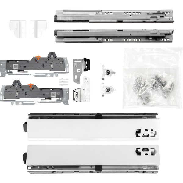 vasalat BLUM Tandembox Set Modell N KB bis 600mm – weiß