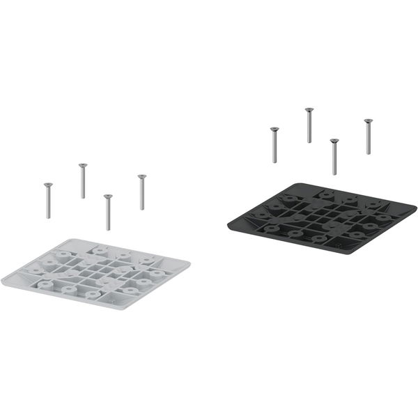 HETTICH LegaDrive Tischbeinanbindung Aluminium anthrazit