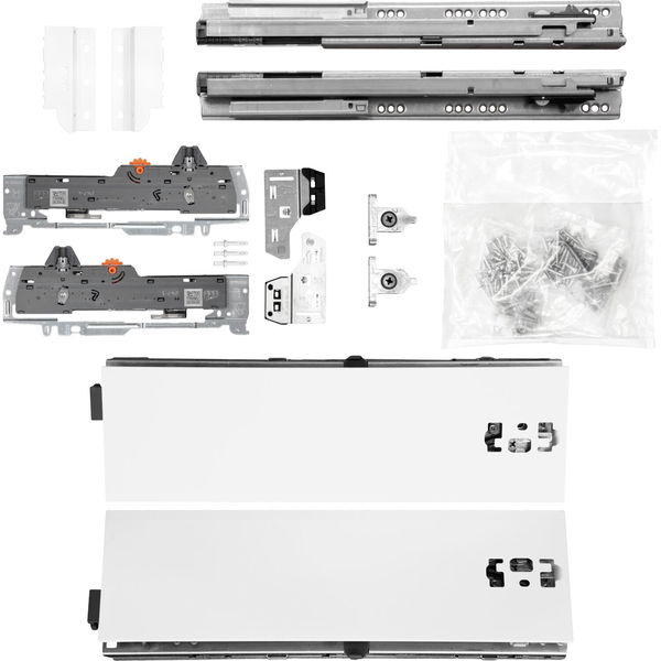 vasalat BLUM Tandembox Set Modell K KB bis 600mm – weiß