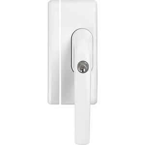 Abus Fenstersicherung FO400 für DM30-37mm gleichsperrend – Fenstergriff mit Schloss ideal als zusätzlicher Einbruchsschutz, weiß