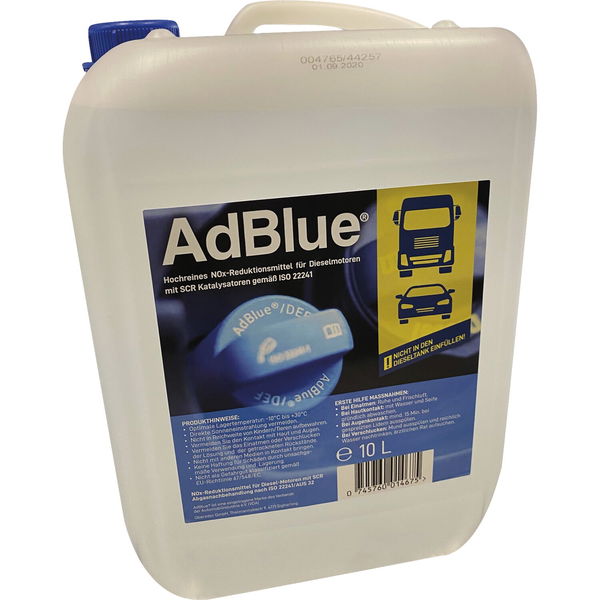 Adblue 10 Liter für Diesel – Harnstoff Ad Blue inklusive Einfüllstutzen, Kanister 10l