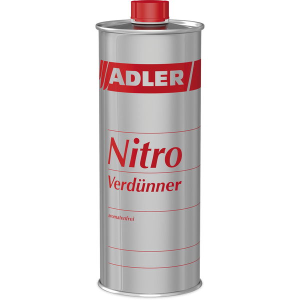 Adler Nitroverdünnung 1 Liter – Universalverdünner für NC- und SH Lacke, auch zur Reinigung von Farb- und Kleberesten, Verdünnung 1l