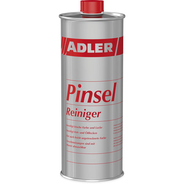 Adler Pinselreiniger für Farben, Lacke, Fett, Öl und Teer – effektive Pinselreinigung, 1l