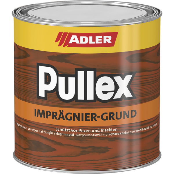 Adler Pullex Imprägniergrund – Grundierung Holz ideal zum Schutz vor Bläue, holzzerstörenden Pilzen und vorbeugend gegen Insekten, farblos 750ml