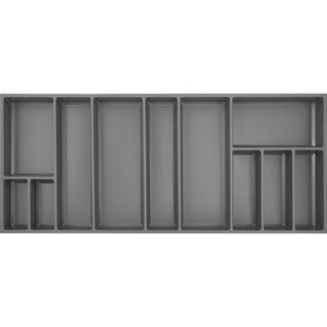 Agoform Besteck Organizer Sky Besteckeinsatz 1120x53x473mm schiefgrau Kunststoff