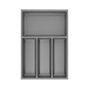 Agoform Besteck Organizer Sky Besteckeinsatz 320x53x473mm schiefgrau Kunststoff