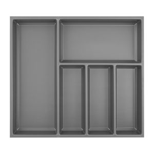 Agoform Besteck Organizer Sky Besteckeinsatz 520x53x473mm schiefgrau Kunststoff