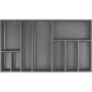 Agoform Besteck Organizer Sky Besteckeinsatz 820x53x473mm schiefgrau Kunststoff
