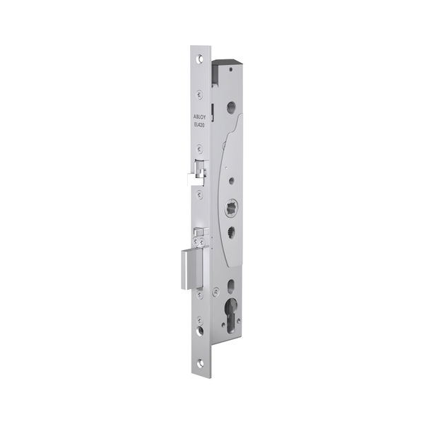 Elektro-Sicherheitsschloss EL 420, DM 35, Stulp 24×300 mm, Edelstahl-Effekt