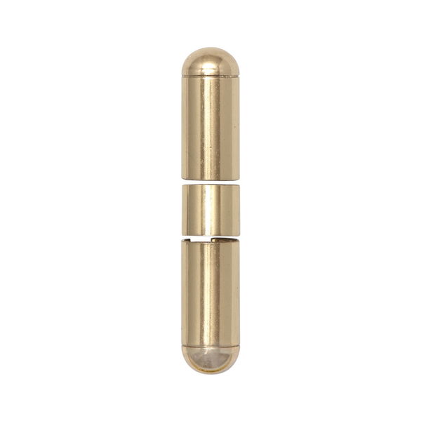 Aufsteckhülsen für Steckband 3-tlg., Messing, rund