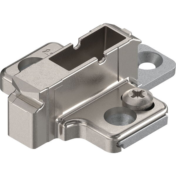 BLUM CLIP Kreuzmontageplatte, Zink, Systemschraube, HV: 2-teilig