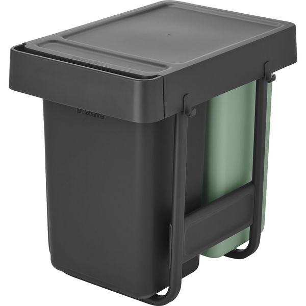 BRABANTIA Einbau-Abfallsammler Sort & Go Kunststoff ausziehbar
