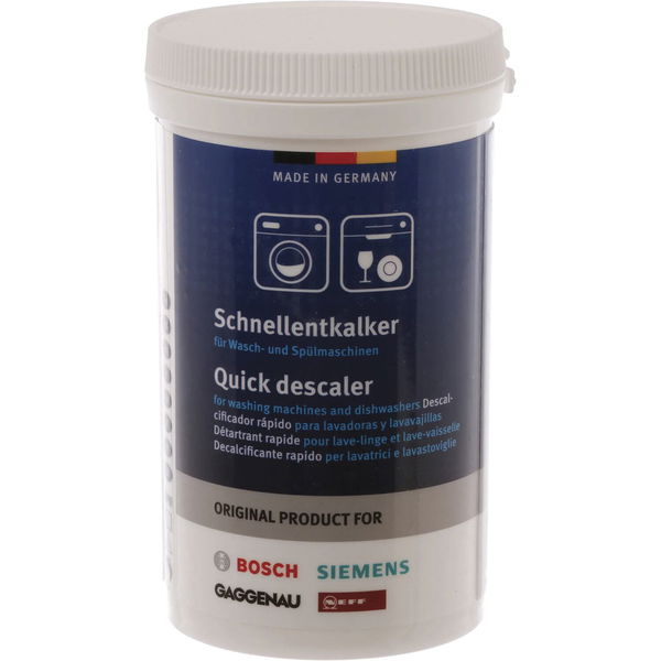 BSH Schnellentkalker 2in1 Waschmaschinen Entkalker & Spülmaschinenentkalker – ideal bei hartem Wasser, 250g