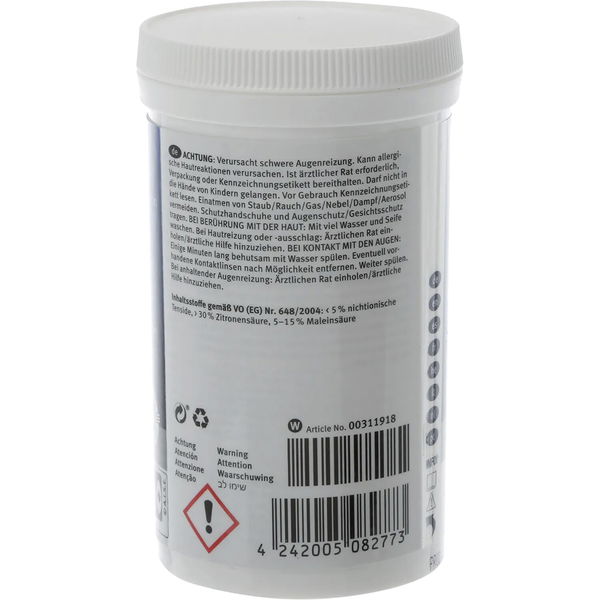 BSH Schnellentkalker 2in1 Waschmaschinen Entkalker & Spülmaschinenentkalker – ideal bei hartem Wasser, 250g
