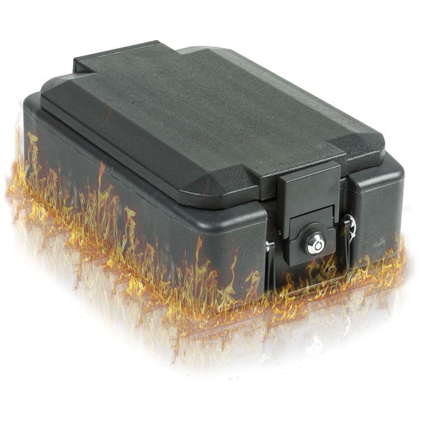 Burgwächter Dokumentenkassette FireProtect FP22K – Dokumentenbox A4, schwarz