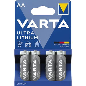VARTA Batterie Ultra Lithium Inhalt 4 Stück