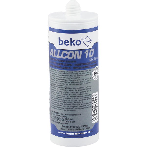 BEKO Allcon 10 Konstruktionsklebstoff, beige