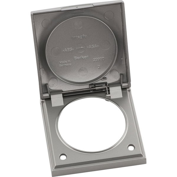 BERKER Berker Integro Flow/Pure Rahmen mit Klappdeckel