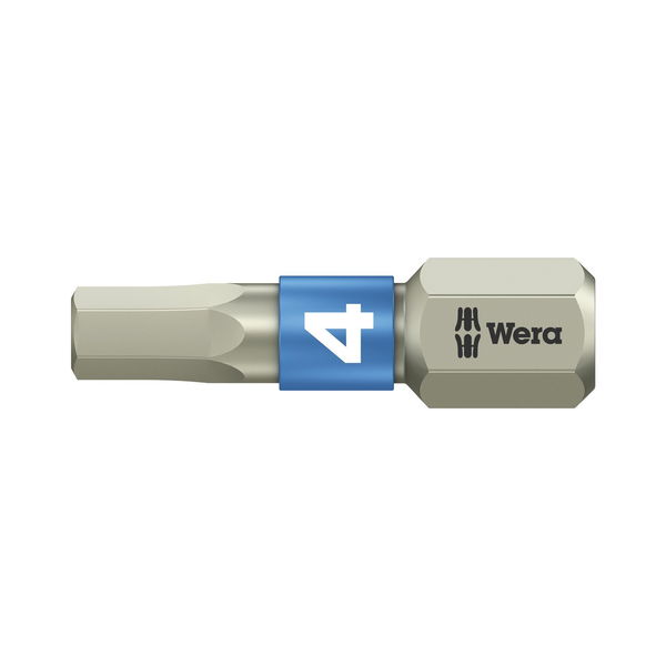 WERA Bit-Einsatz Edelstahl 3840/1TS 1/4″sechskant  Innensechskant