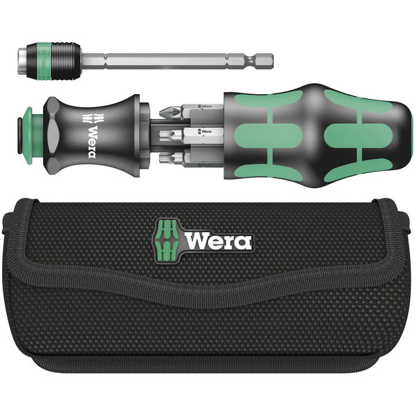 WERA Bit-Magazinhalter Kraftform Kompakt 22 Pozidrive/Torx® 6-teilig