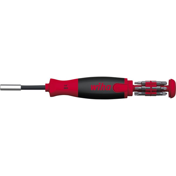 WIHA Bit-Magazinhalter LiftUp 25 Schlitz/Pozidrive/Phillips/Torx®L=25mm 12-tlg