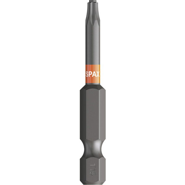 SPAX Bit-Einsatz T-Star plus Torx® mit Zapfen 1/4″ sechskant lang