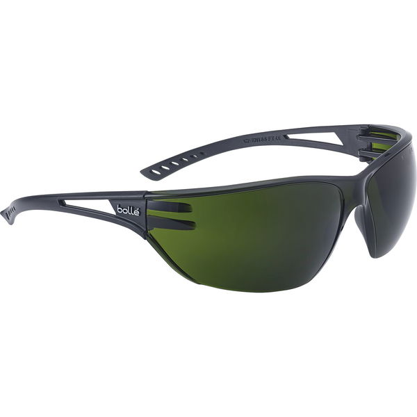 Bollé Schweißerschutzbrille Slam Welding 5 – Schweißerbrille mit UV/IR-Schutz, Tönung 5, EN166/EN169 + Kopfband