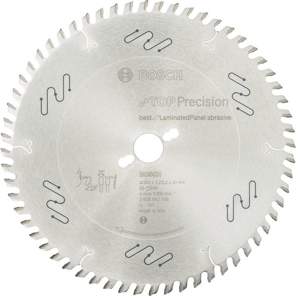 BOSCH Kreissägeblatt Top Precision Laminated ø 303 x 2,2 x 30 mm ZZ 60 (DH) pos.