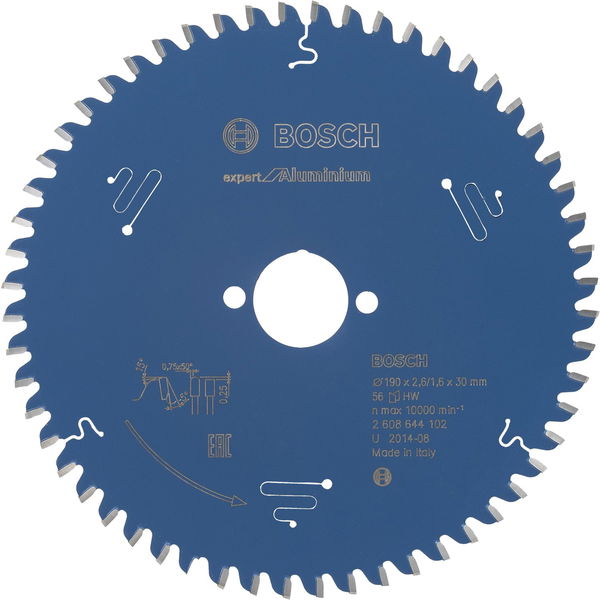 BOSCH Kreissägeblatt Expert for Aluminium (HLTCG) negativ