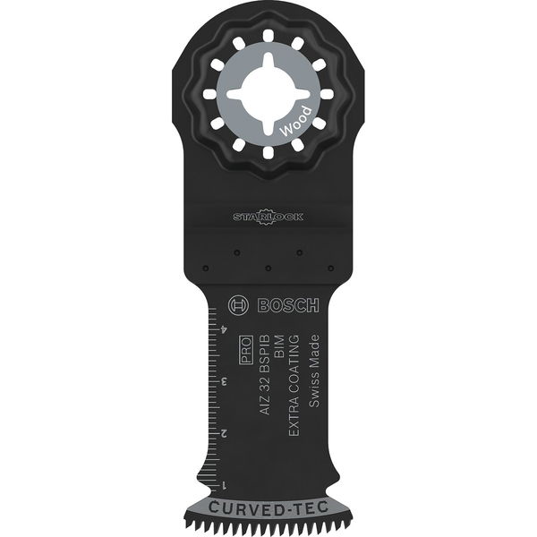 Bosch Tauchsägeblatt AIZ 32 BSPIB Pro – 32mm, 10 Stück, Bi-Metall, Curved-Tec, Starlock