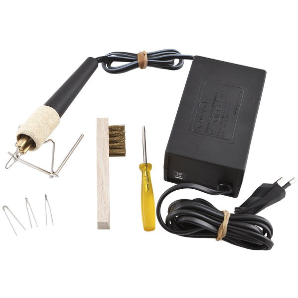 Hobbyring Brandmalkolben Brenn Peter Mini – Brandmalerei Set Holzbrennstift, 20W