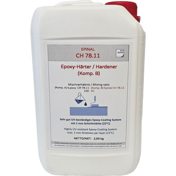 Bio Epoxidharz mit Härter UV beständig – Gießharz für Bodenschichten 0,5-1,5mm, Set 5kg + 2kg