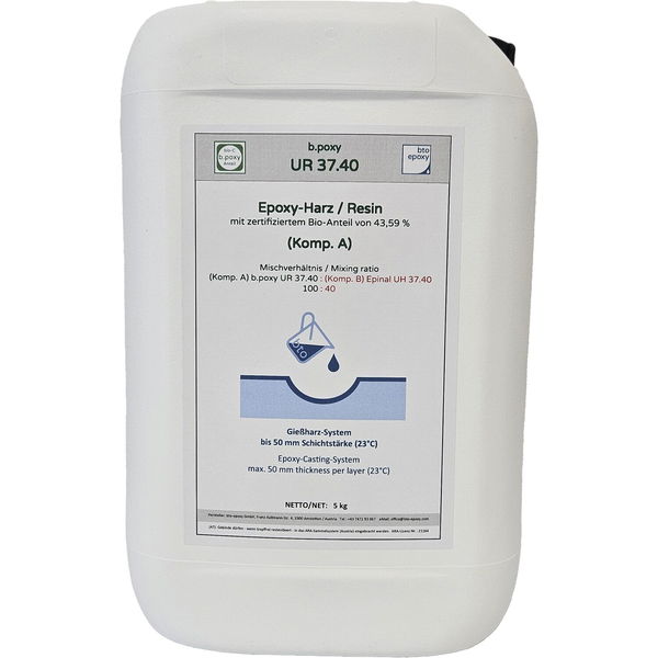 BIO-EPOXY  UR 37.40  /  Komp.A, Harz 5kg