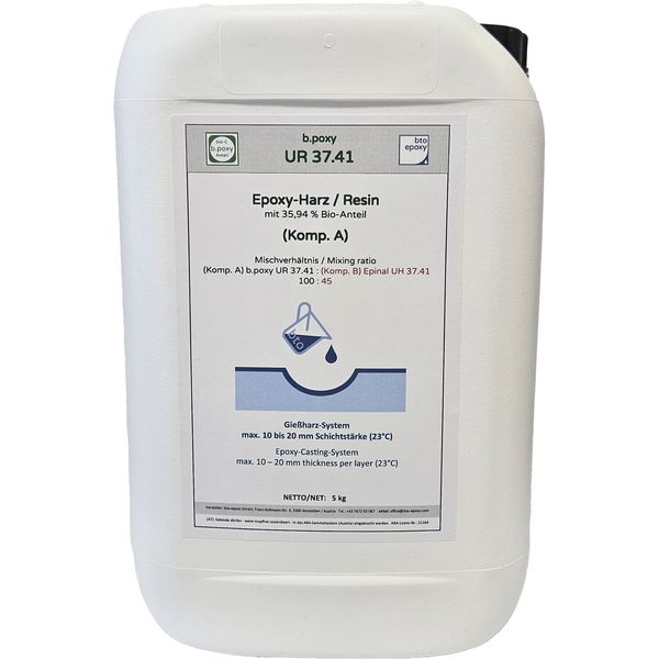 BIO-EPOXY  UR 37.41  /  Komp.A, Harz 5kg