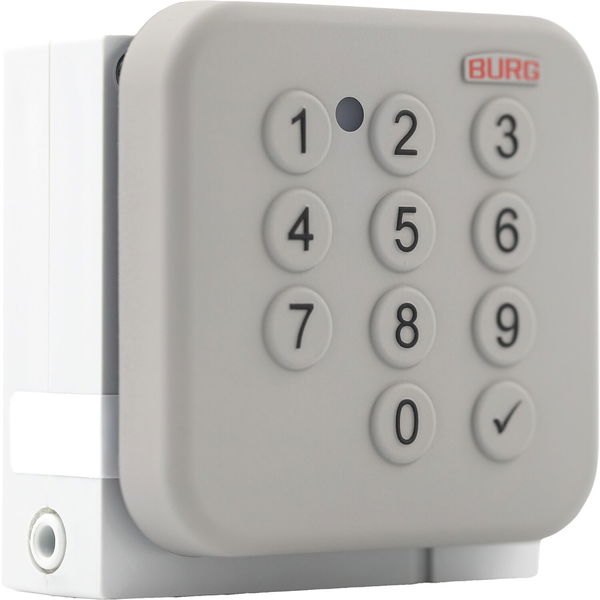 Burg Schloss mit Zahlencode mit Silikon Keypad IP54 – elektronisches Schrankschloss + Batterie