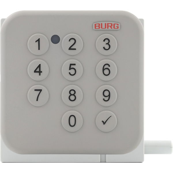 Burg Schloss mit Zahlencode mit Silikon Keypad IP54 – elektronisches Schrankschloss + Batterie