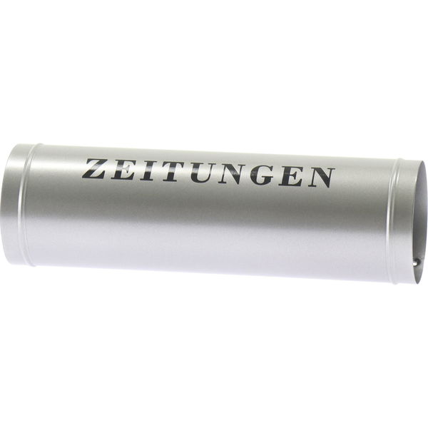 BURG Zeitungsbox FERROSTAR, silberfärbig