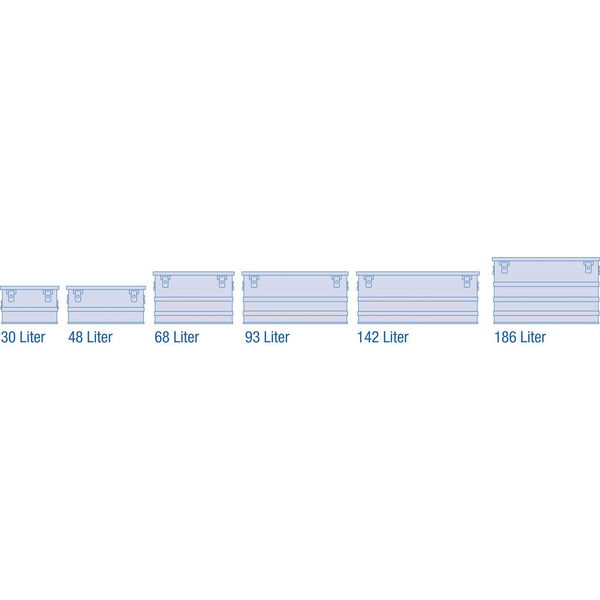 ALUTEC Aluminiumbox Classic mit Zylinderschloss