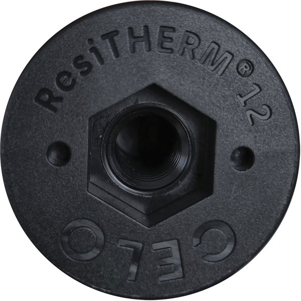 Celo Resitherm Gewindestangen M12 Stahl verzinkt Länge 295mm mit Anschlussgewinde M12x70mm Edelstahl A4 – 2er Set