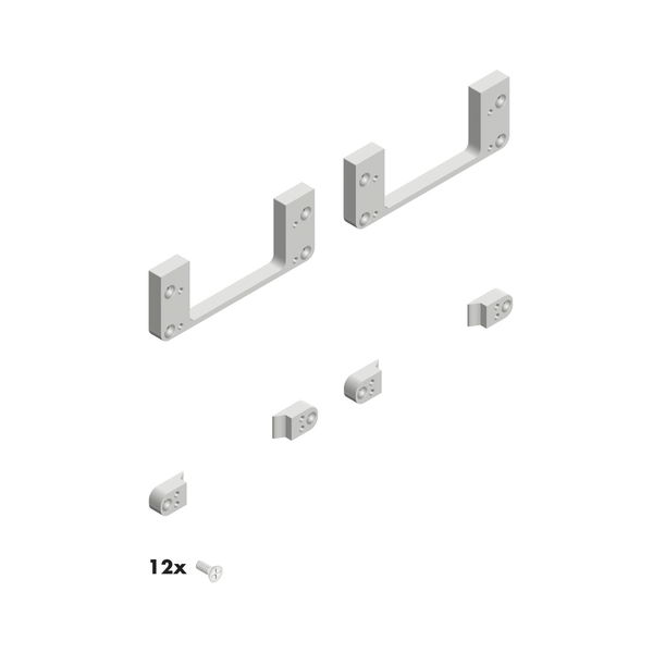 CINETTO PS40.02 Adapter zur Schraubbefestigung, Zamak