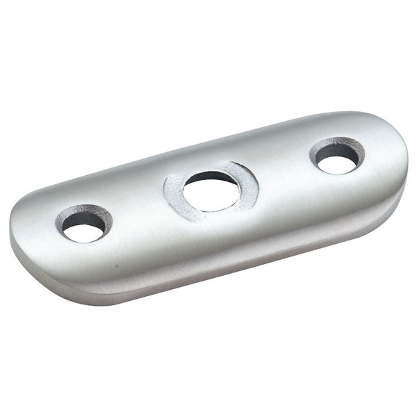 CROSO Handlaufträger-Platte für Rohr ø 42,4 mm, Edelstahl geschliffen V2A